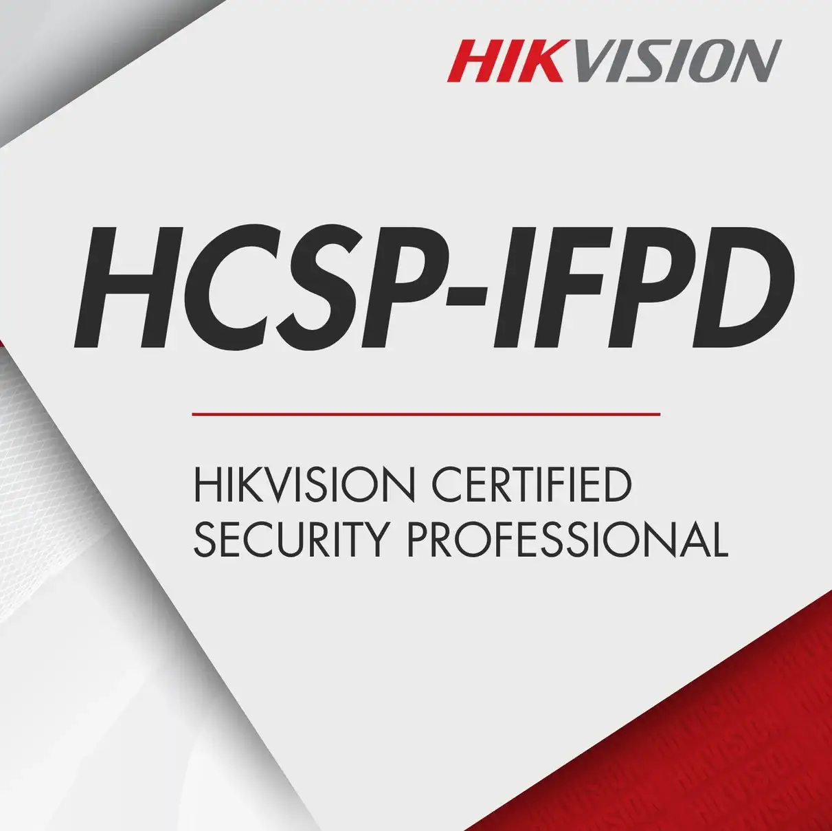 HikVision Certified Security Professional