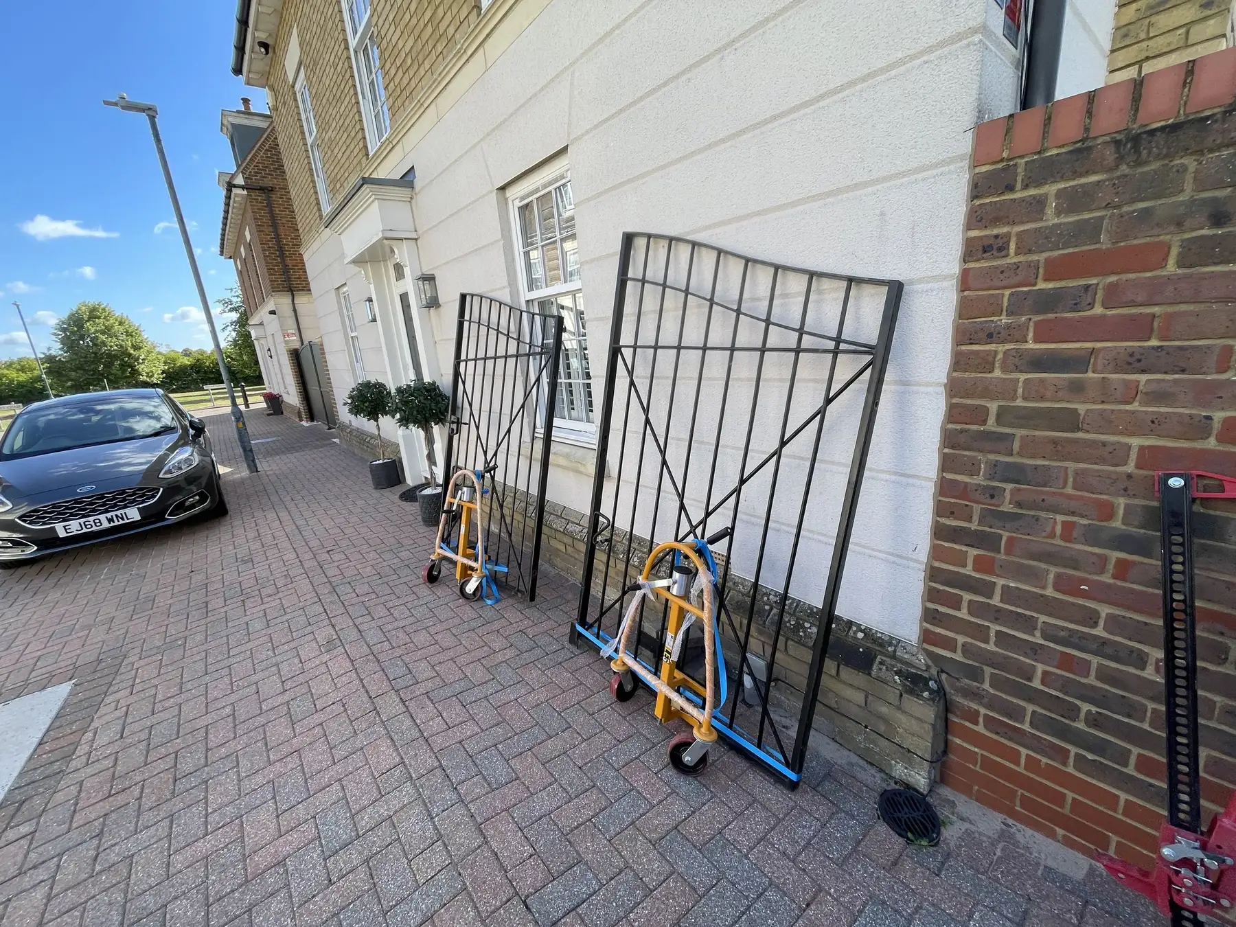 Old gates removed and recycled