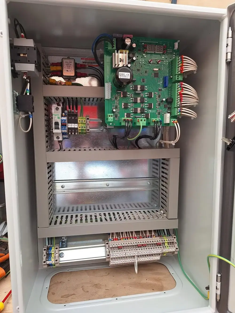 New modern control cabinet