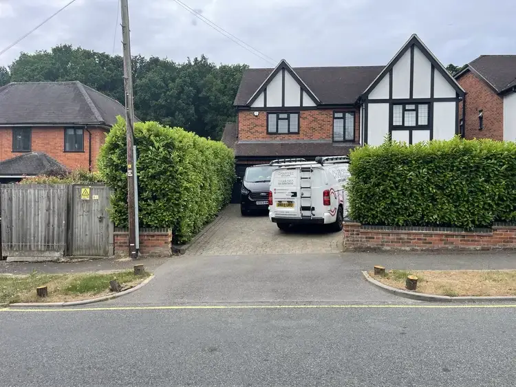 Driveway before new gate