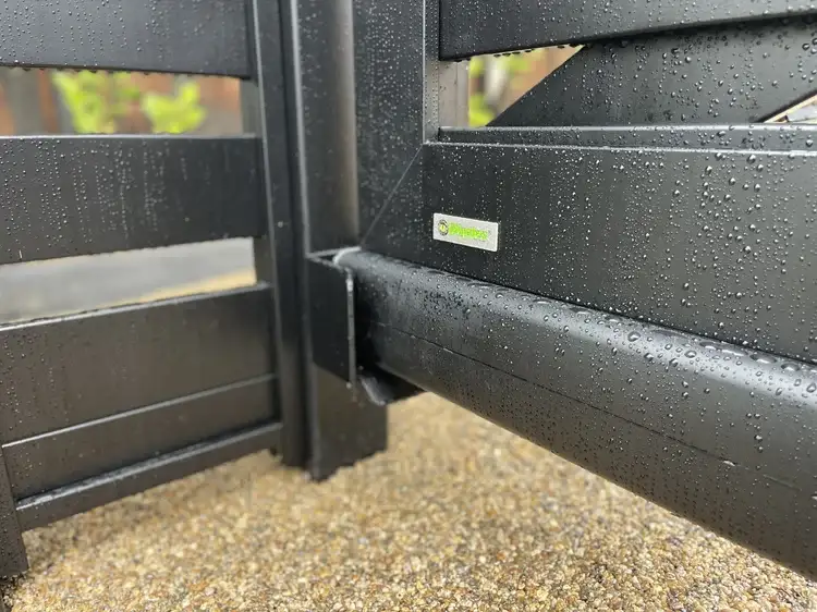 Finished gate close up