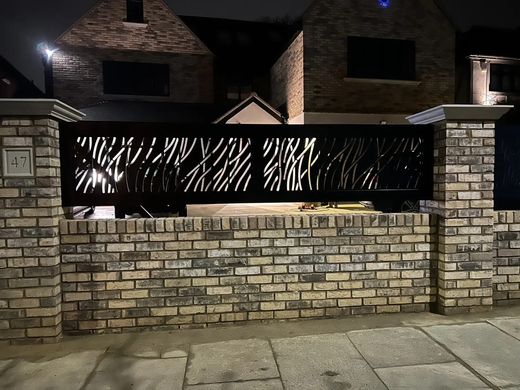 Safari fencing at night