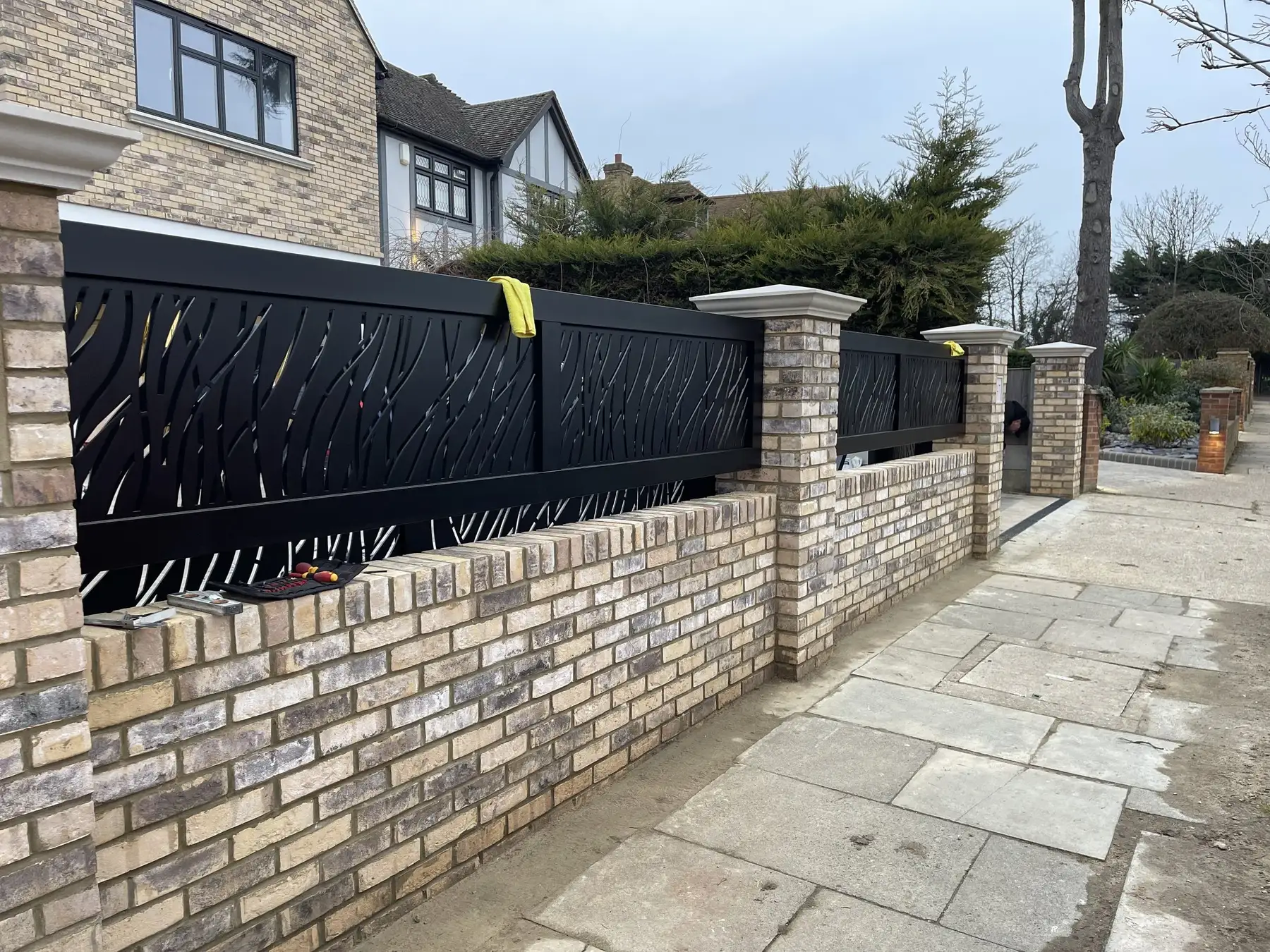 Matching safari design fencing