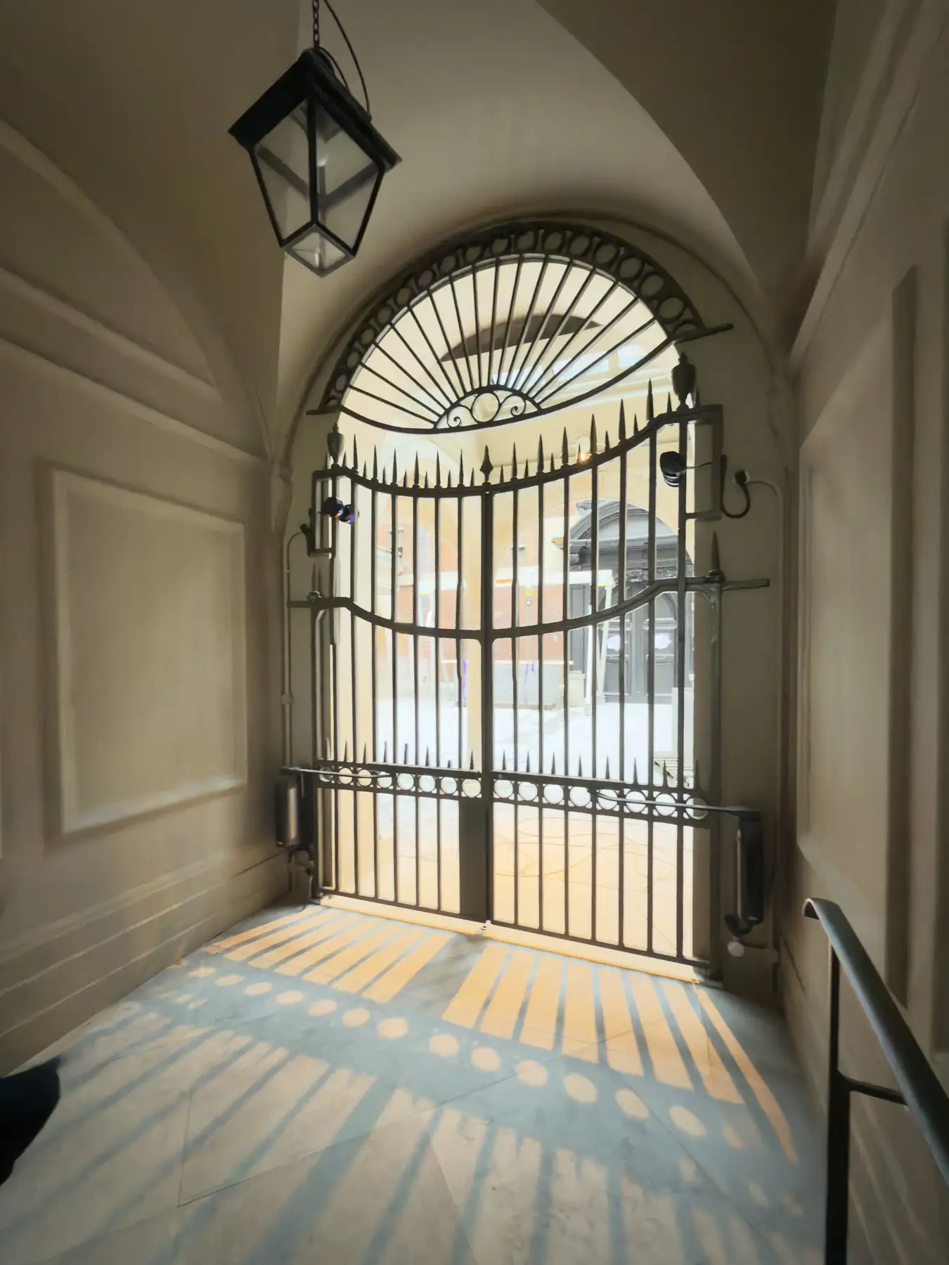 Historic gate retro-fit installation